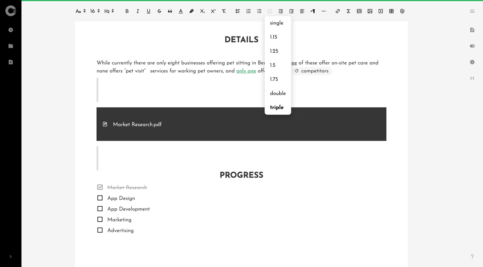 Cryptee Docs – Adjustable Attachment Sizes