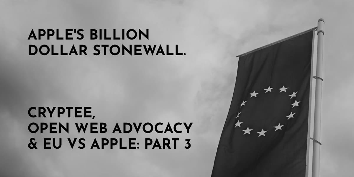 Apple's Billion-Dollar Stonewall: Our View from the EU DMA Workshop Hearing