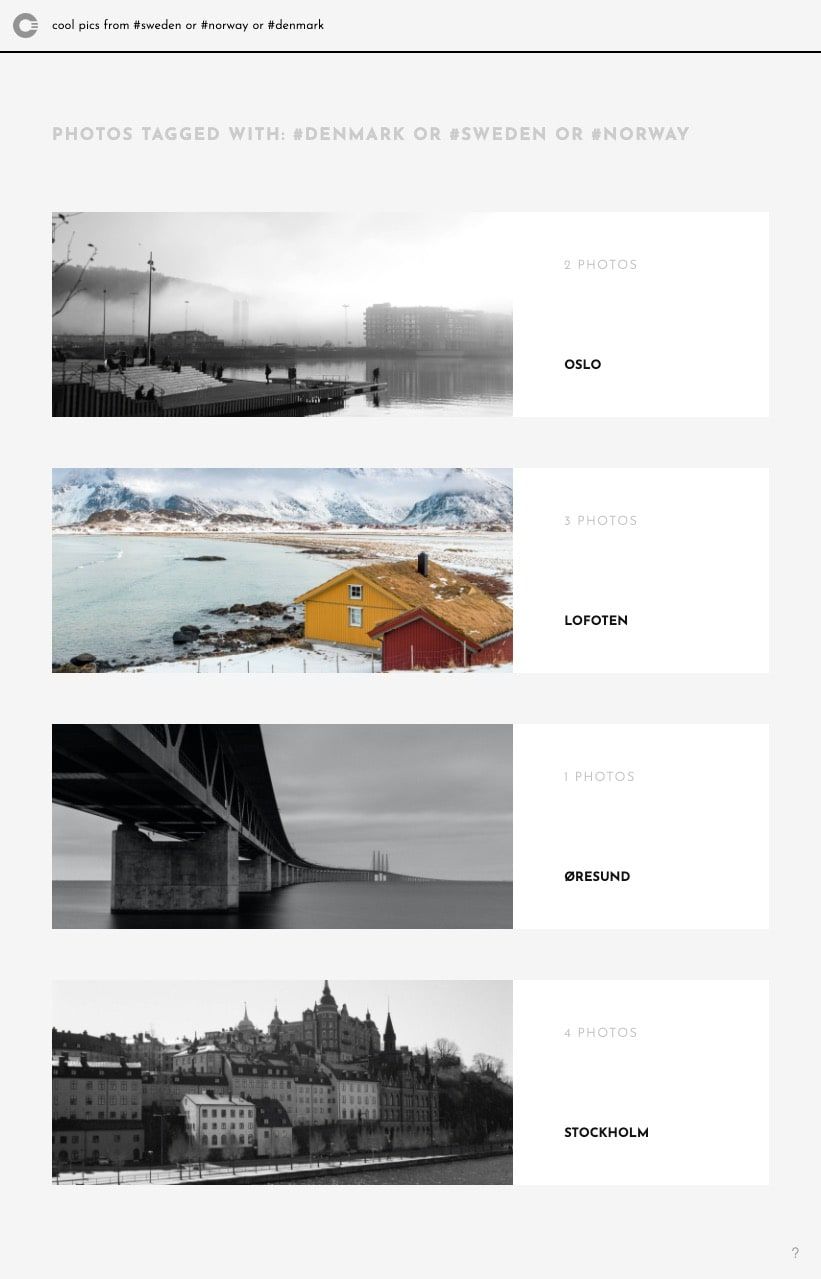 Searching for Tagged Photos using Natural Language in Cryptee Photos