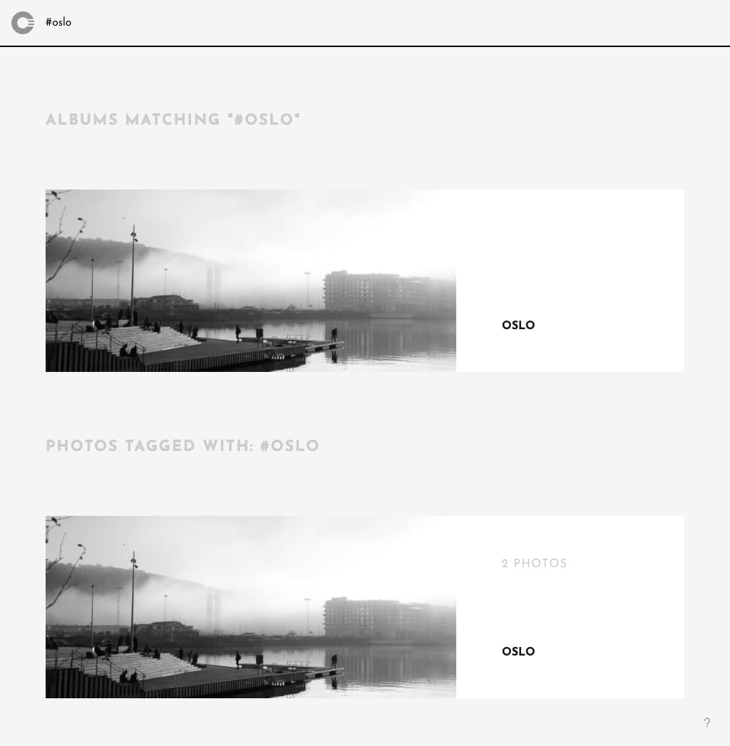 Searching for Tagged Photos and Albums using Natural Language in Cryptee Photos